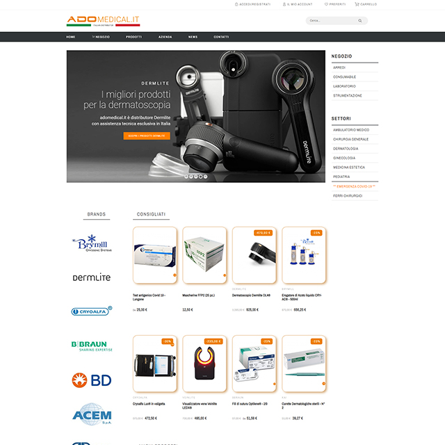 E-commerce ADOMEDICAL.it